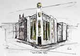 Sketchbook On Paper - Bank Of Ireland, Belfast